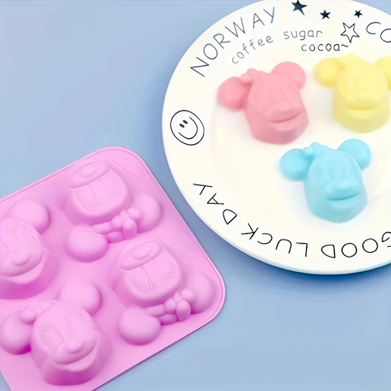 Soap Making Organic - 1 buah cetakan kartun Minnie, ideal