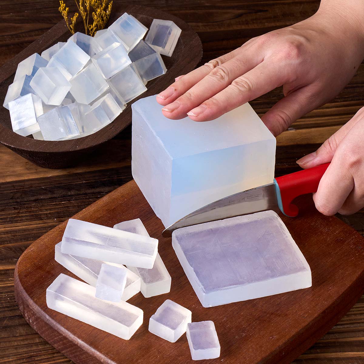 Soap Making Glycerin - Basis Sabun Gliserin Putih Transparan DIY
