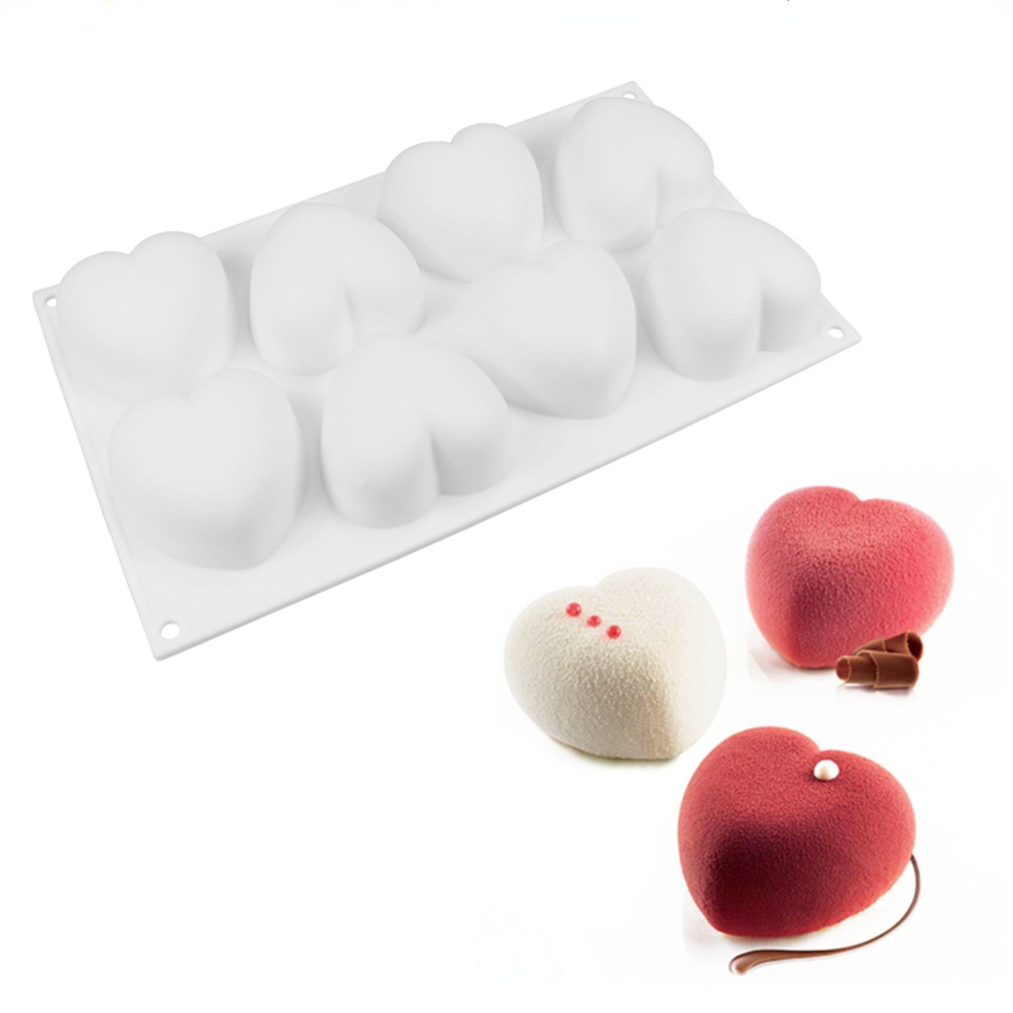 Soap Making Unit - Love Heart cetakan sabun silikon buatan