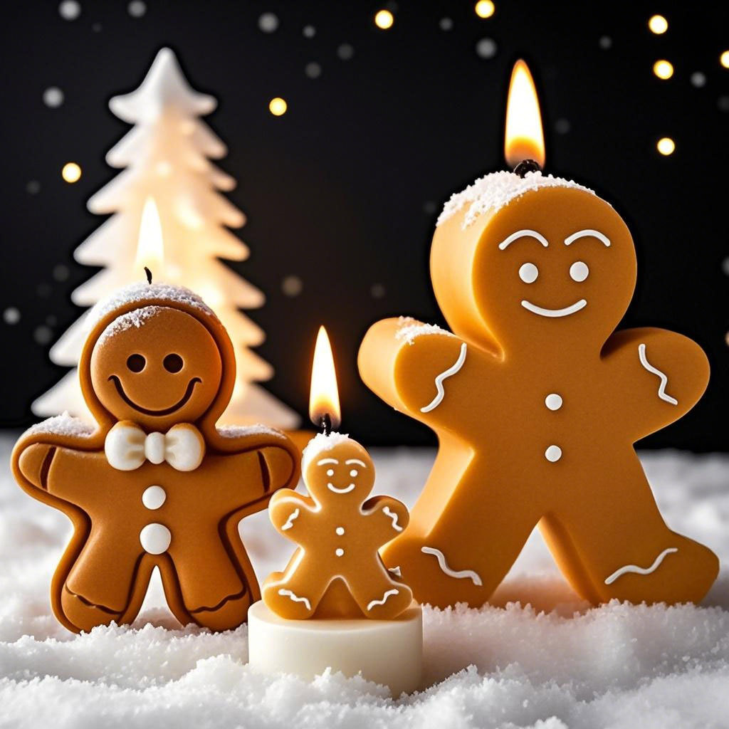 Soap Making Business - DIY Kartun Gingerbread Man Cetakan Lilin