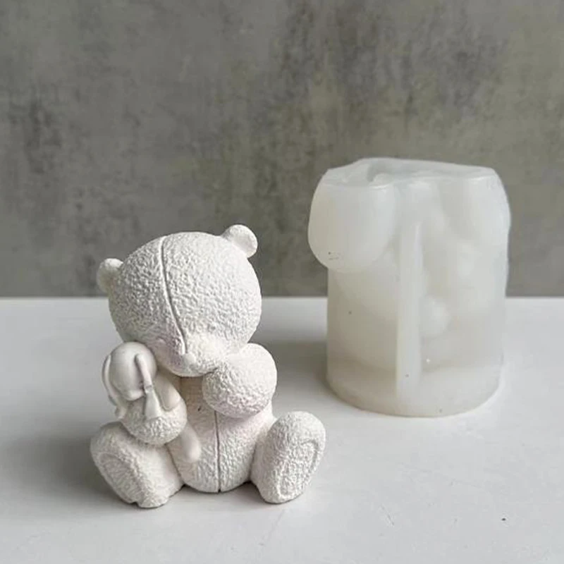 Soap Making Business - Anyaman beruang cetakan silikon 3D beruang