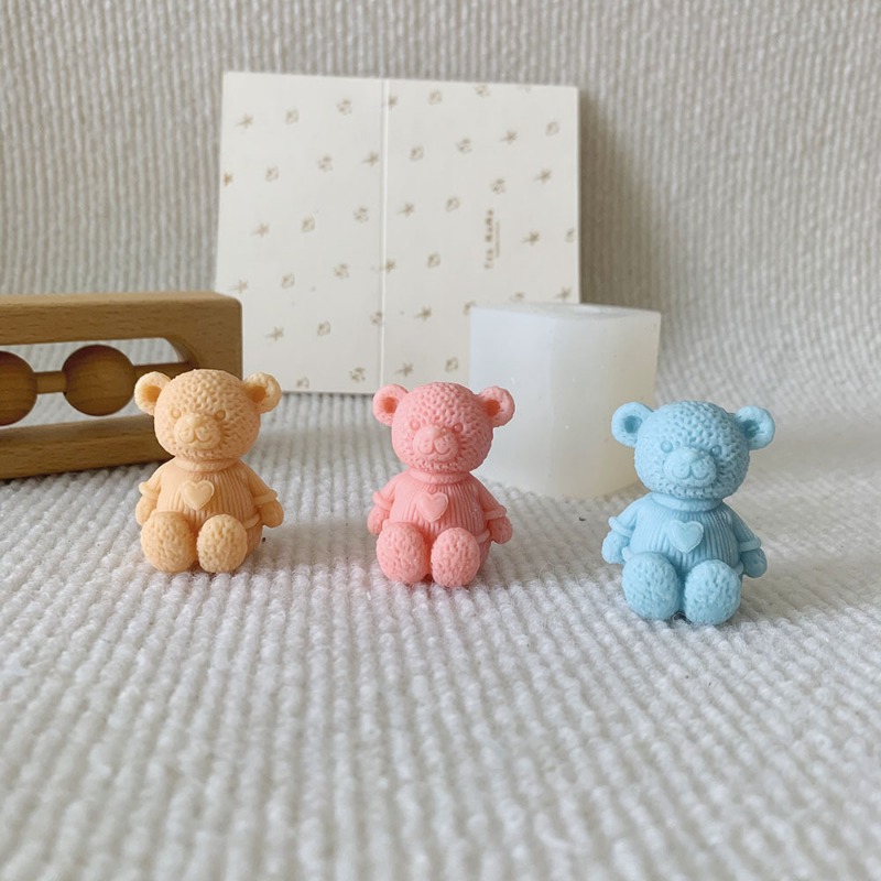 Cetakan Silikon Lilin Beruang  - Soap Making Business ulasan dan harga