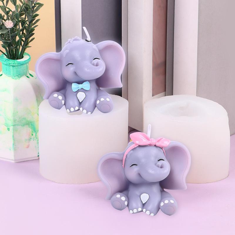 Cetakan Lilin Silikon Gajah 3D - Soap Making Organic ulasan dan harga