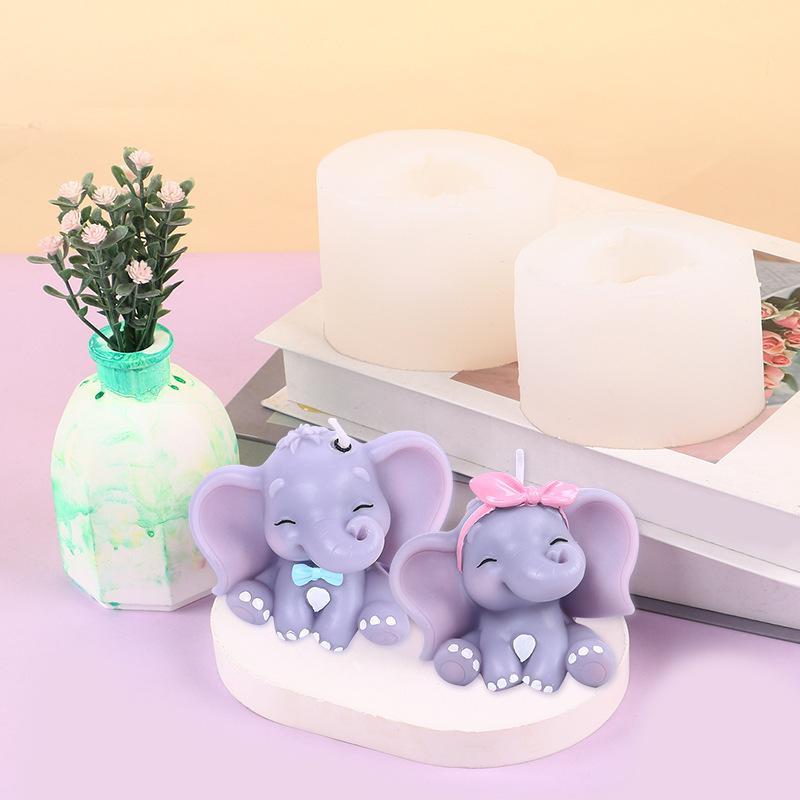 Cetakan Lilin Silikon Gajah 3D - Soap Making Organic ulasan dan harga