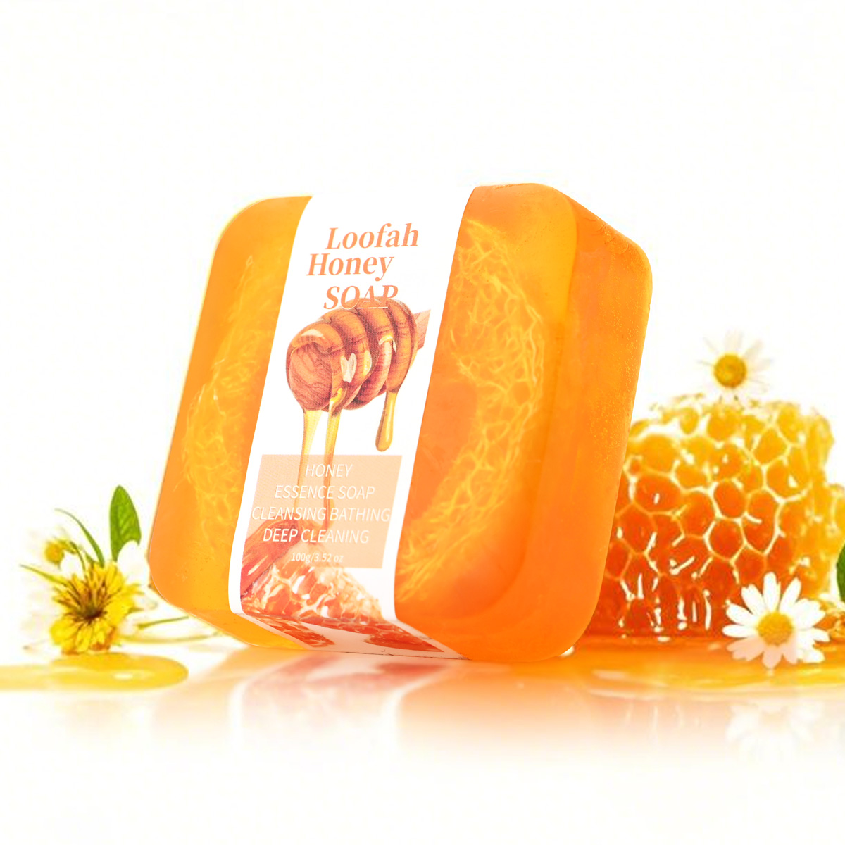 S + 100G Sabun Loofah Madu Sab - Soap Making Unit ulasan dan harga