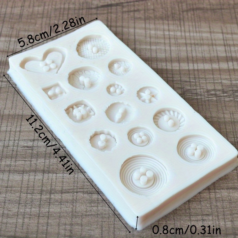 Cetakan Silikon Bentuk Kancing - Soap Making Organic ulasan dan harga