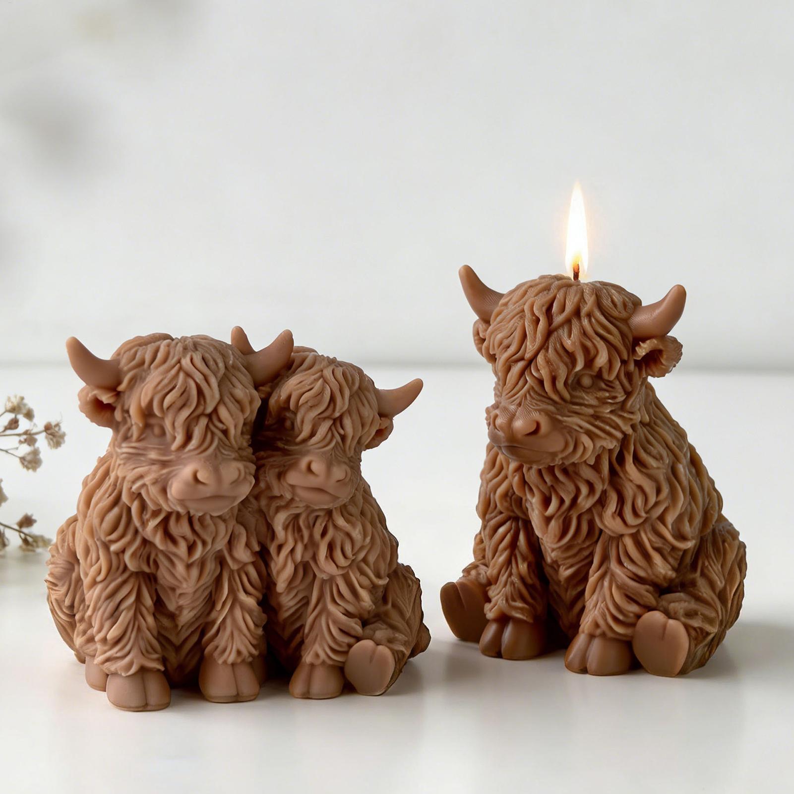 Cetakan Silikon Sapi Highland  - Soap Making Business ulasan dan harga