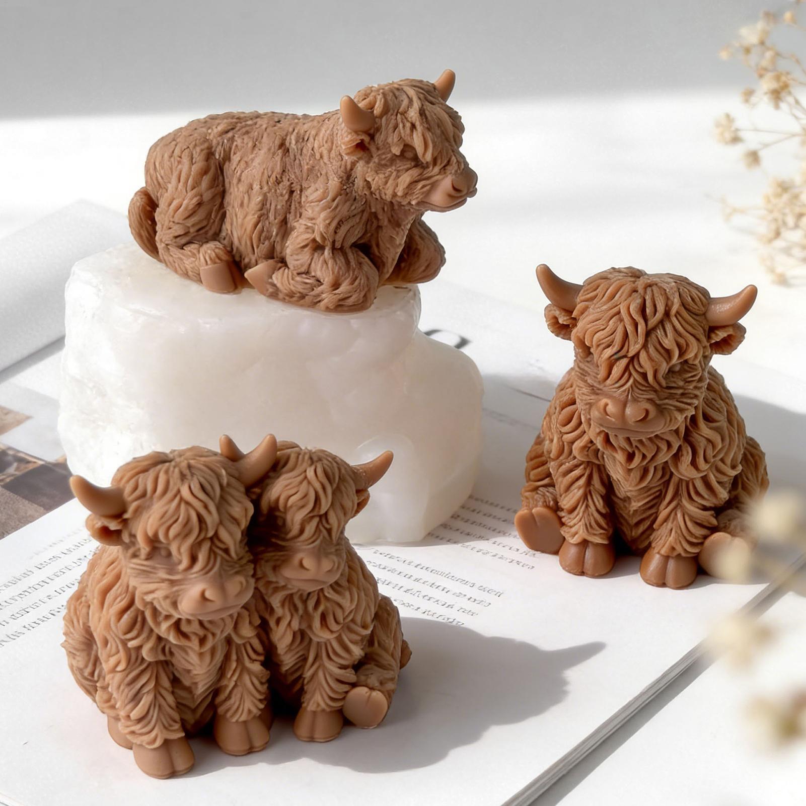 Cetakan Silikon Sapi Highland  - Soap Making Business ulasan dan harga