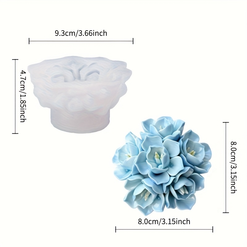 1 Cetakan Silikon Lilin Hydran - Soap Making Organic ulasan dan harga