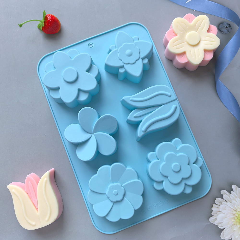 Cetakan Silikon Bentuk Bunga B - Soap Making Vendors ulasan dan harga