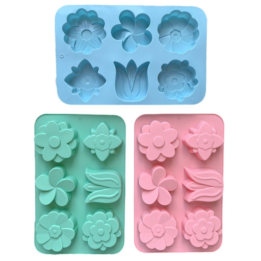 Cetakan Silikon Bentuk Bunga B - Soap Making Vendors ulasan dan harga