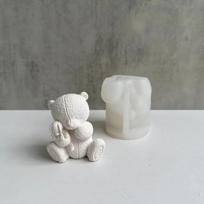 Anyaman beruang cetakan siliko - Soap Making Business ulasan dan harga